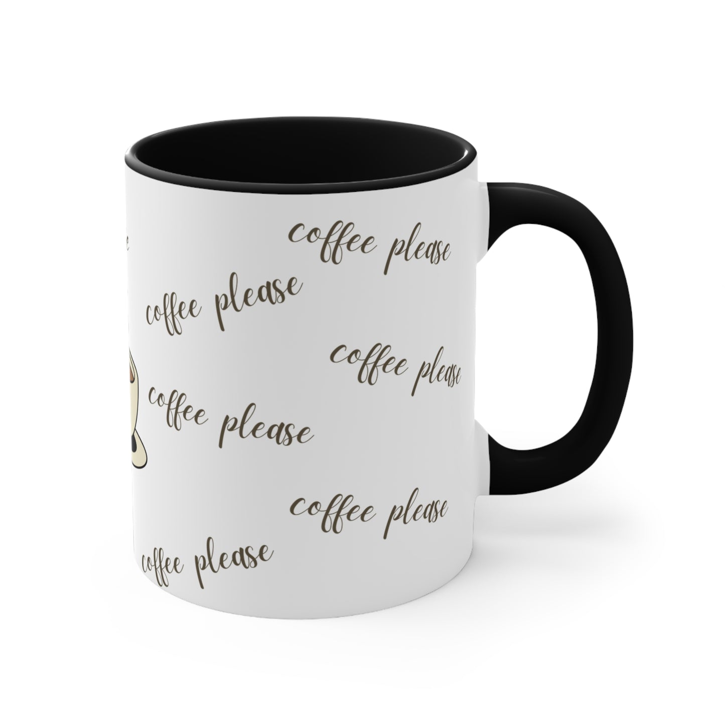 Colorful Accent Coffee Mug, Fun Drinkware for Home