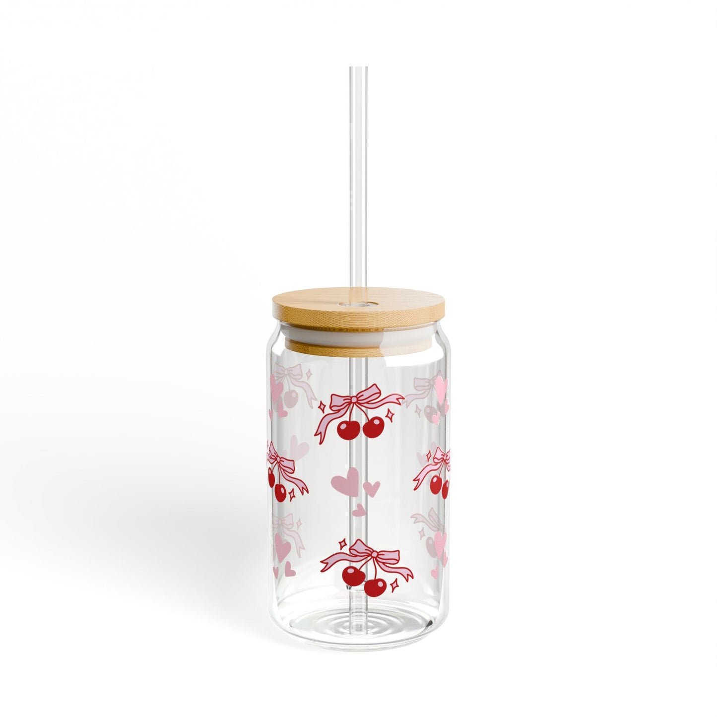 Cherry Blossom Glass - 16oz with Straw
