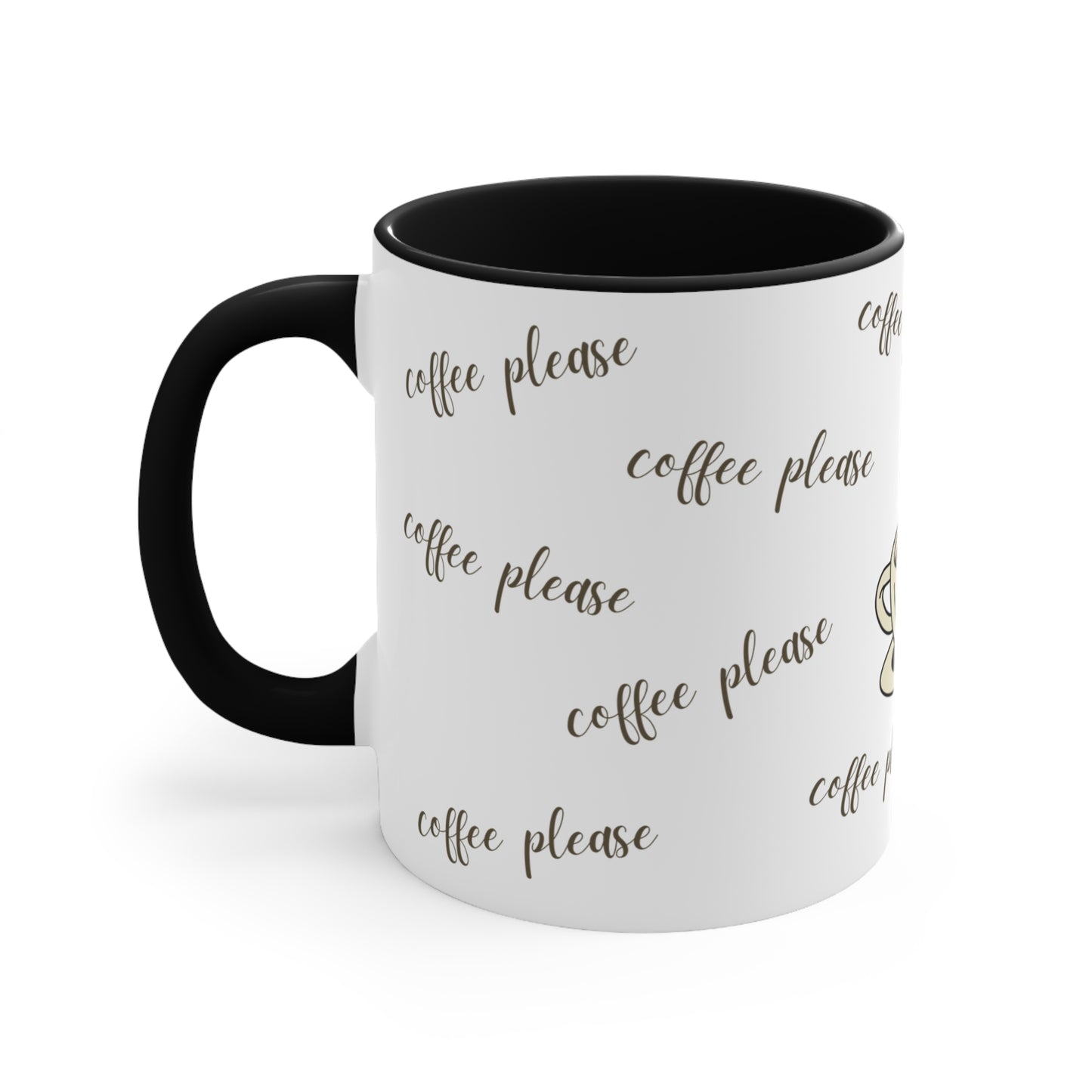 Colorful Accent Coffee Mug, Fun Drinkware for Home